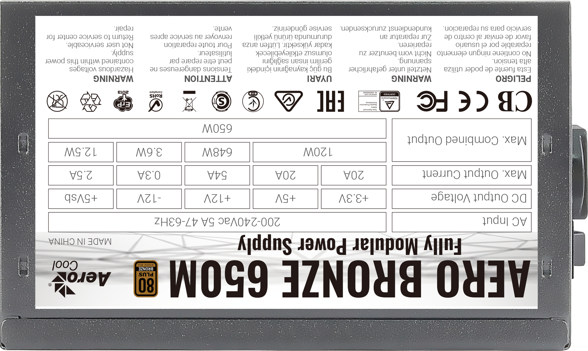 Aerocool AERO BRONZE 650M – image 8