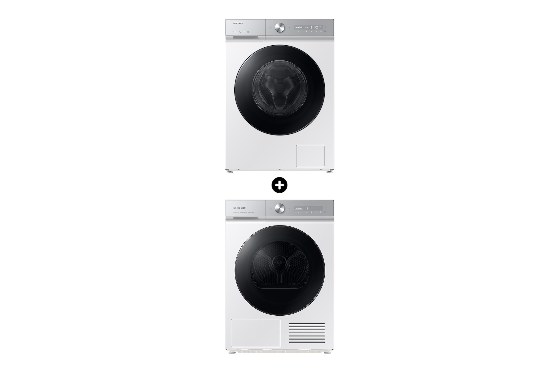 Samsung Series 8 AI Energy Washing Machine and Heat Pump Tumble Dryer