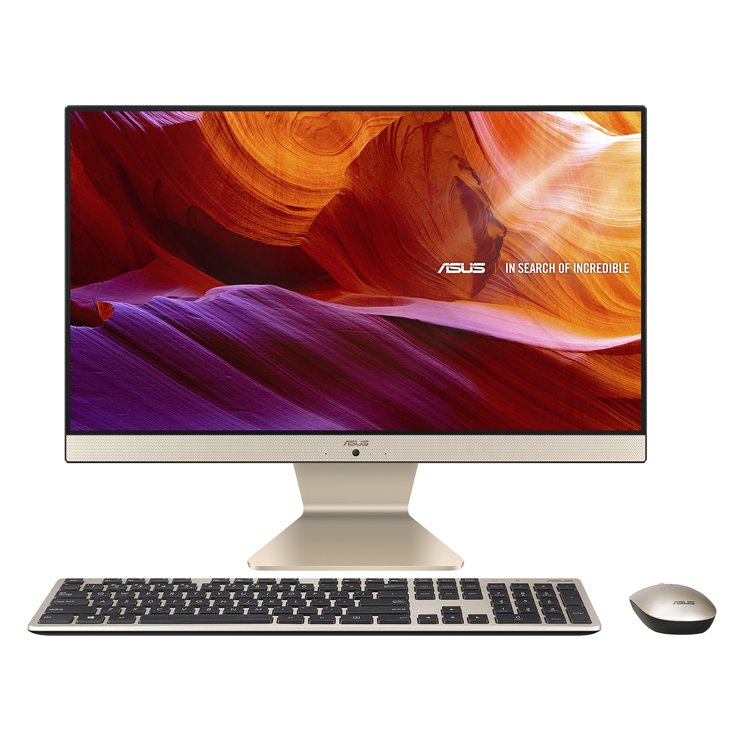 ASUS V222GAK-BA313T All-in-One PC/workstation Intel® Celeron® J4025 54.6 cm (21.5″) 1920 x 1080 pixels 4 GB DDR4-SDRAM 256 GB SSD Windows 10 Home Wi-Fi 5 (802.11ac) Gold image 6