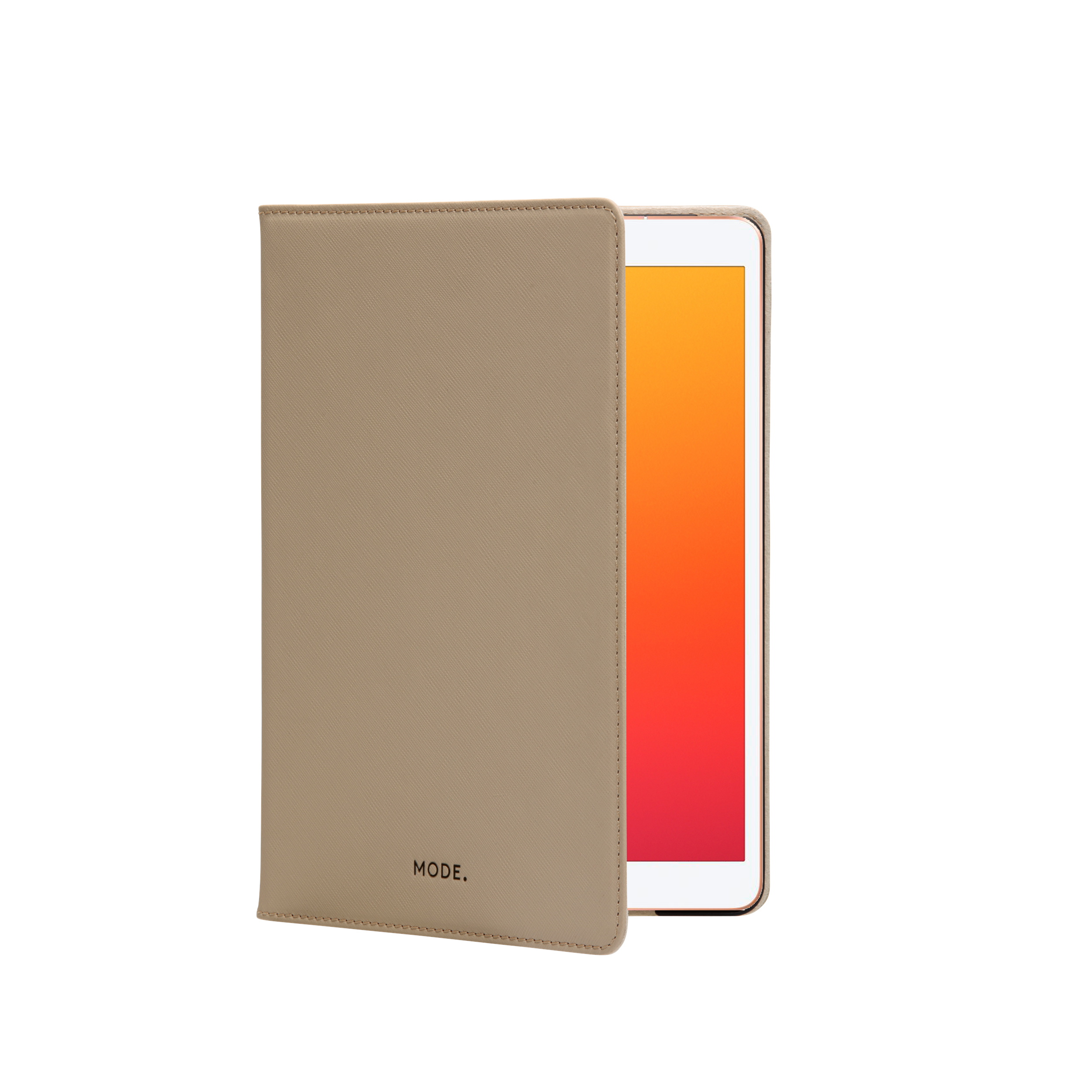dbramante1928 Tokyo - Flip cover for tablet - Saffiano leather - sahara sand - 10.2" - for Apple 10.2-inch iPad (7th generation, 8th generation)
