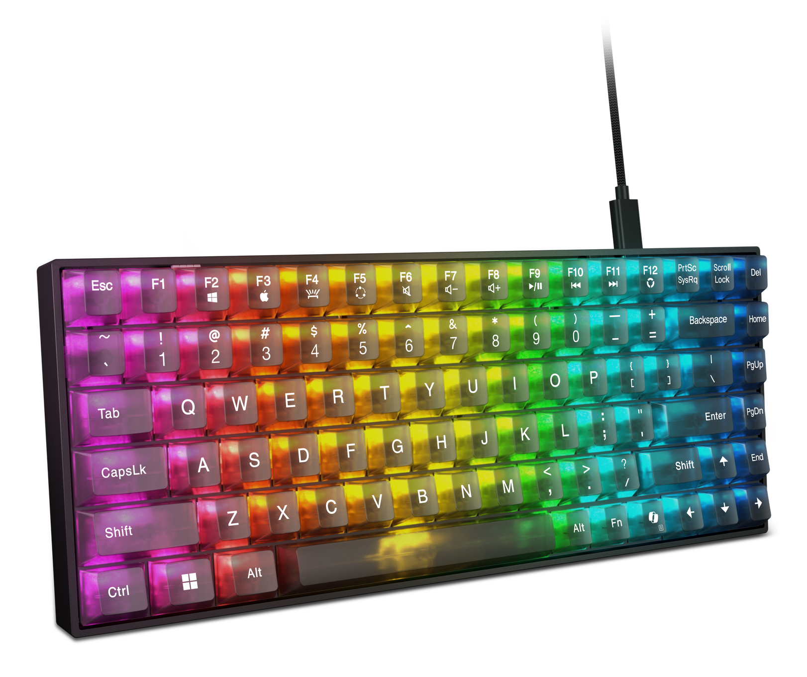 Lenovo GY41P80871 keyboard Gaming USB Thai Black, Transparent – image 2