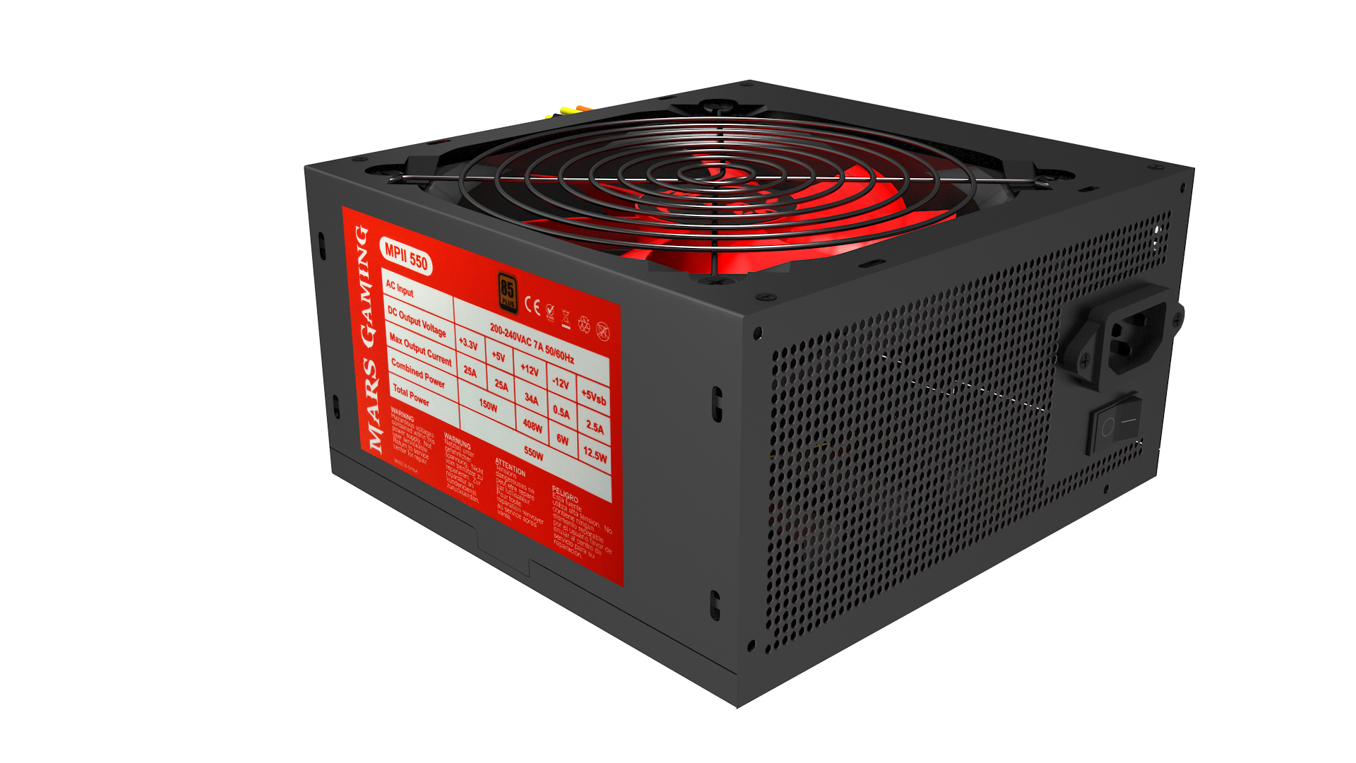 Mars Gaming MPII550 power supply unit – image 5