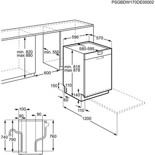 AEG FFB53650ZM Freestanding 13 place settings – image 7