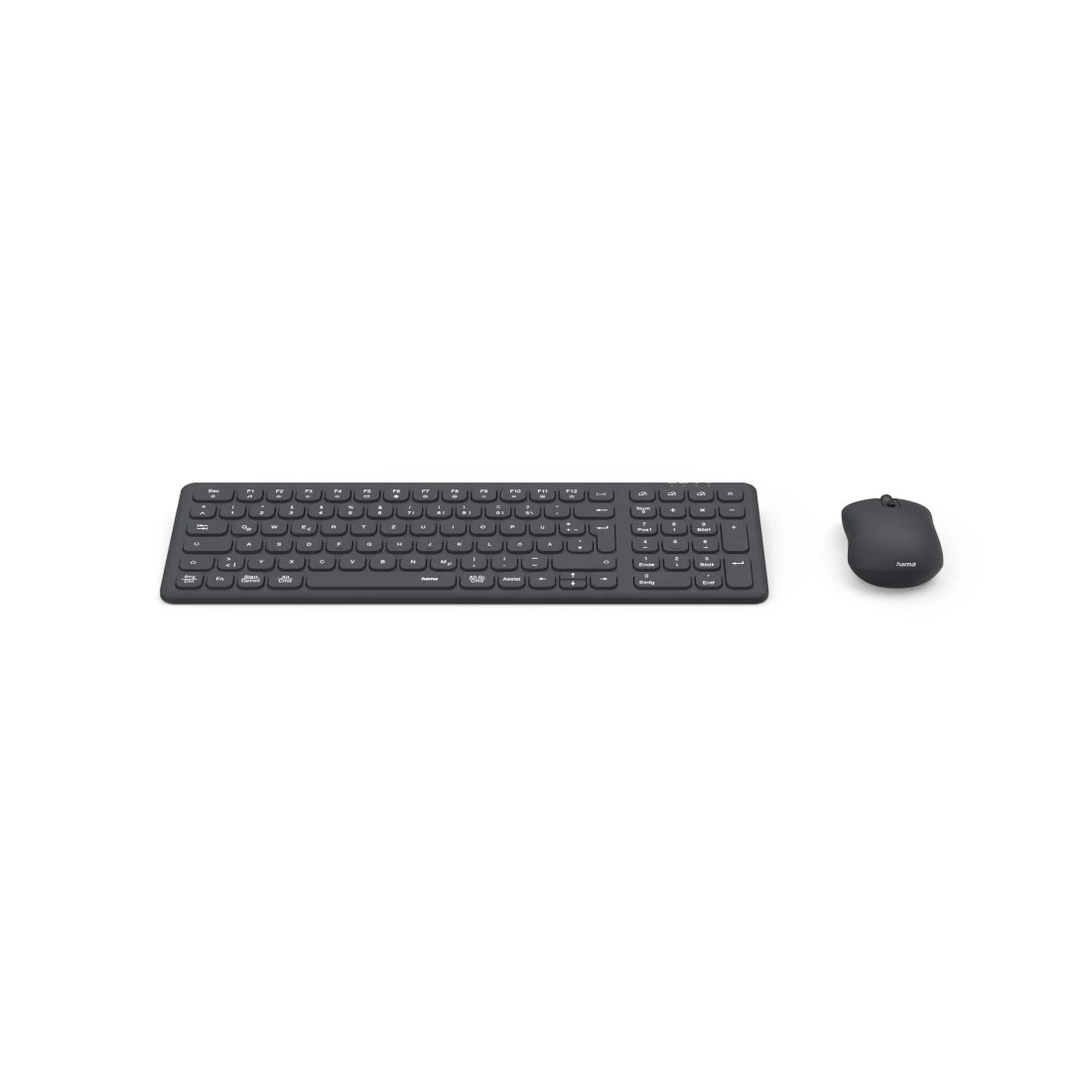 Hama WKM-300 keyboard Mouse included Office RF Wireless + Bluetooth QWERTZ German Black – image 2