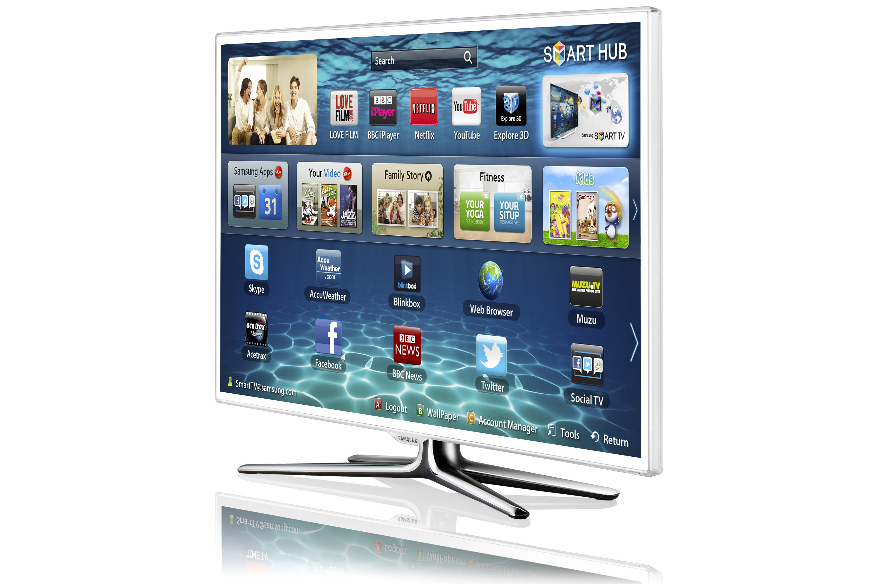 Samsung UE37ES6710U 94 cm (37") Full HD Smart TV Wi-Fi White – image 2
