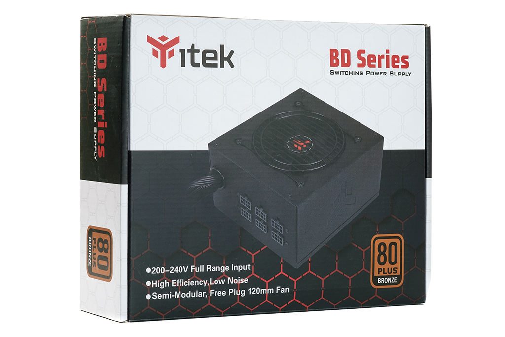 itek BD700 power supply unit 700 W 24-pin ATX ATX Black image 2