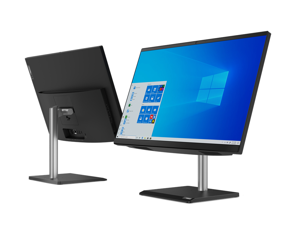 Lenovo V50a Intel® Core™ i7 i7-10700T 60.5 cm (23.8″) 1920 x 1080 pixels Touchscreen All-in-One PC 8 GB DDR4-SDRAM 256 GB SSD Windows 10 Pro Wi-Fi 5 (802.11ac) Black, Silver image 7