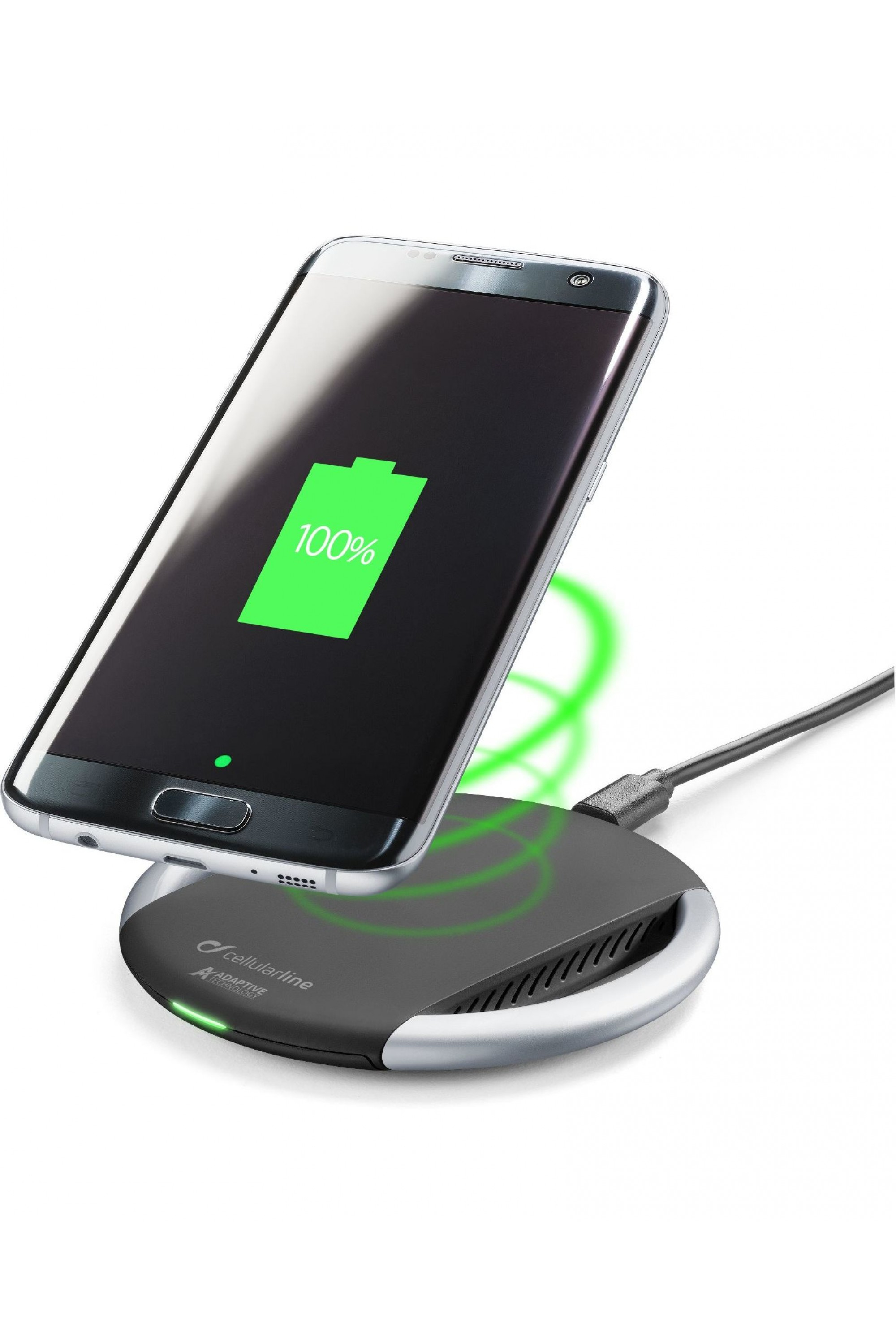 Cellularline WIRELESS FAST CHARGER - Wireless Smartphones with Adaptive Technology – image 1