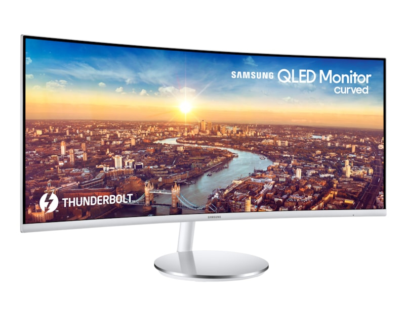 Samsung C34J791WTR computer monitor 86.4 cm (34″) 3440 x 1440 pixels UltraWide Quad HD QLED Grey image 5