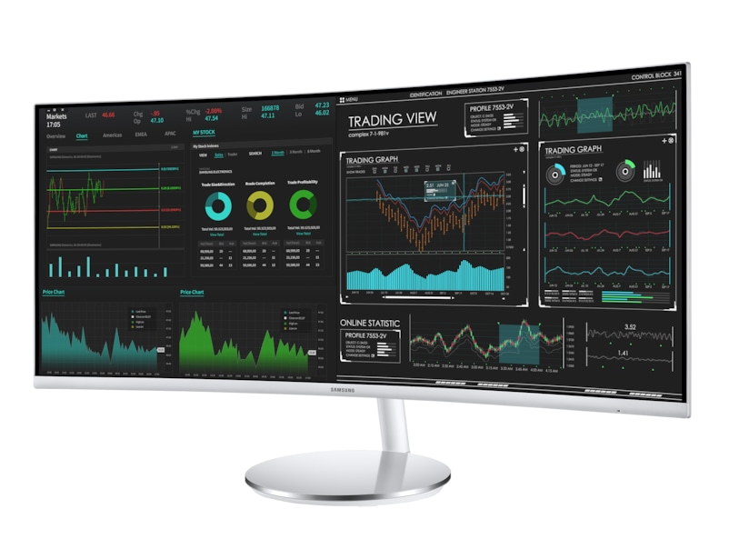 Samsung C34J791WTR computer monitor 86.4 cm (34″) 3440 x 1440 pixels UltraWide Quad HD QLED Grey image 21
