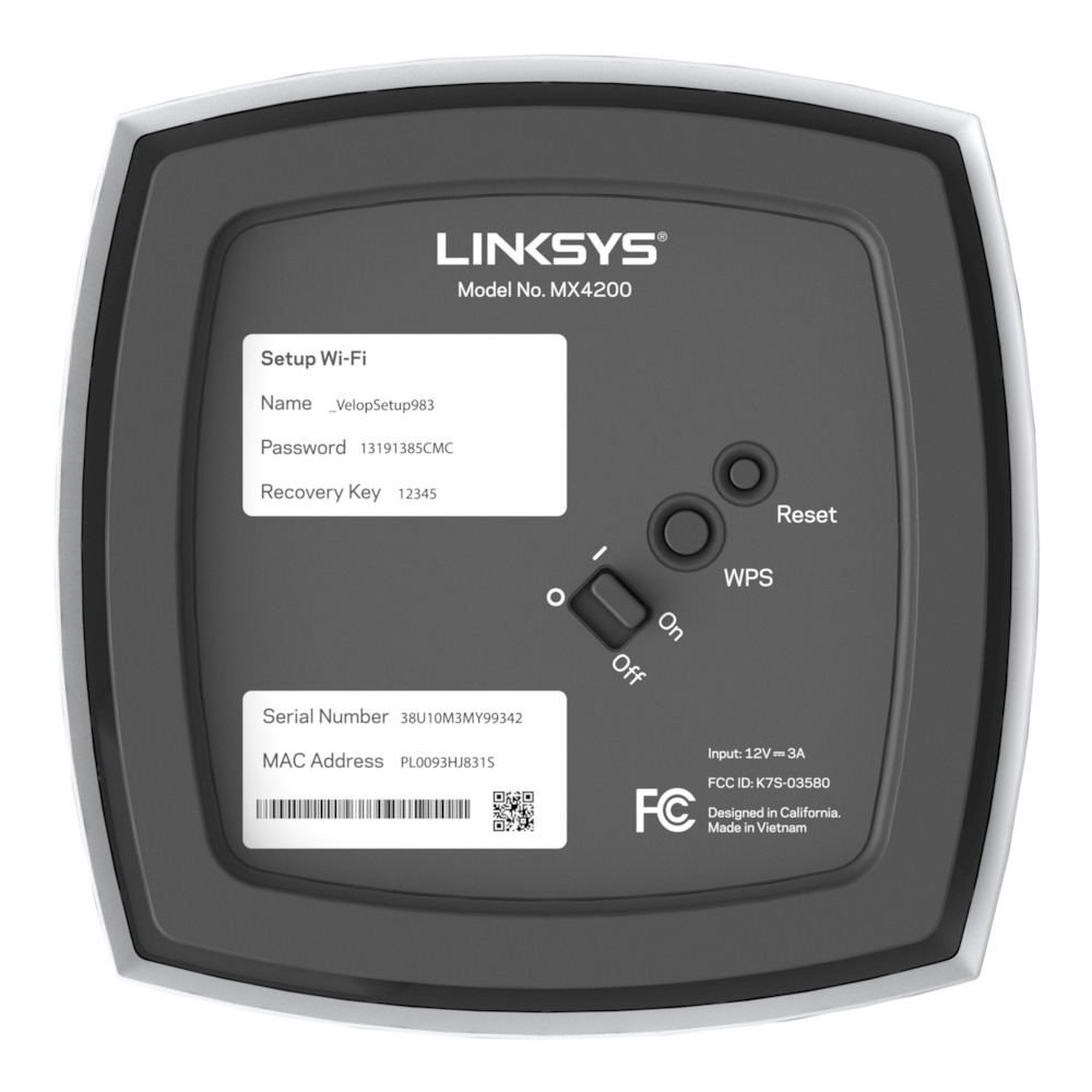 Punto de Acceso Linksys Velop AX4200 - 2.4/5GHz - 3xRJ-45 - Mesh - 2 Piezas - MX8400C Punto de Acceso Linksys Velop AX4200 - 2.4/5GHz - 3xRJ-45 - Mesh - 2 Piezas - MX8400C