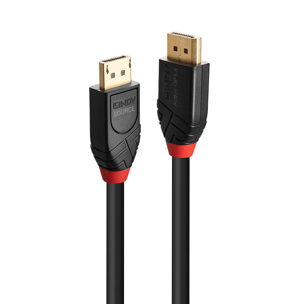 Lindy 41167 DisplayPort-kabel 5 m Svart