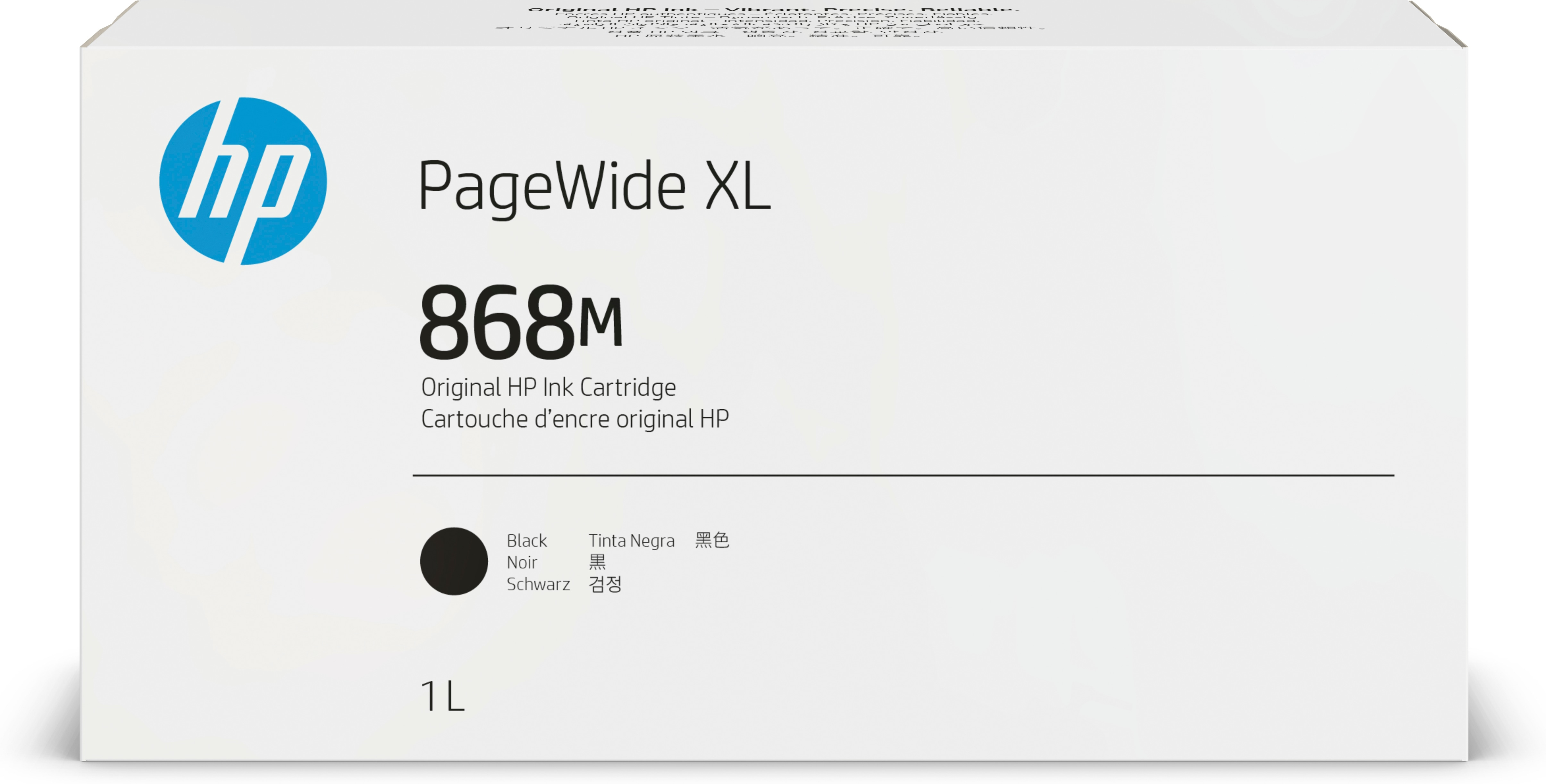 HP 868M 1 liter svart PageWide XL-bläckpatron