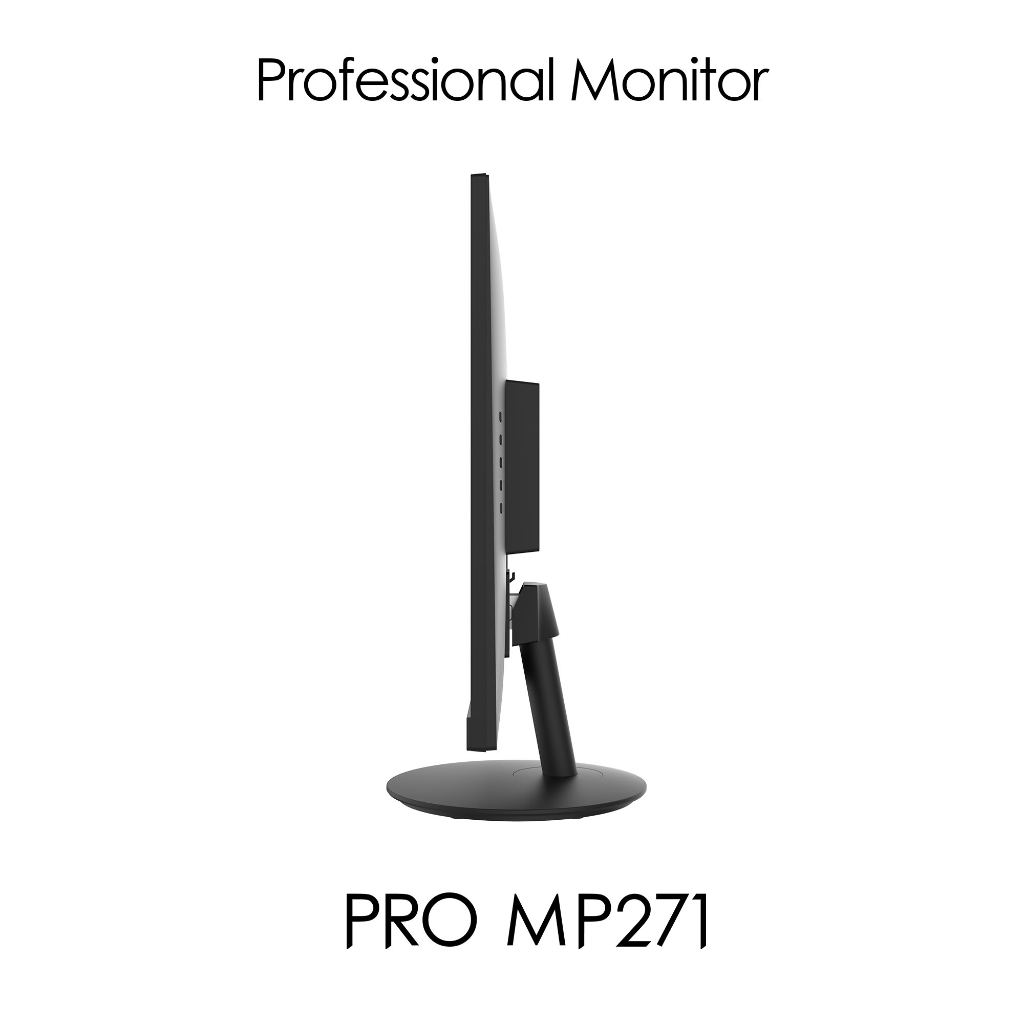 MSI Pro MP271 27 Inch Monitor, Full HD (1920 x 1080), 75Hz, IPS, 5ms, HDMI, VGA, Built-in Speakers, Anti-Glare, Anti-Flicker, Less Blue light, TÜV Certified, VESA, Kensington, Black image 6