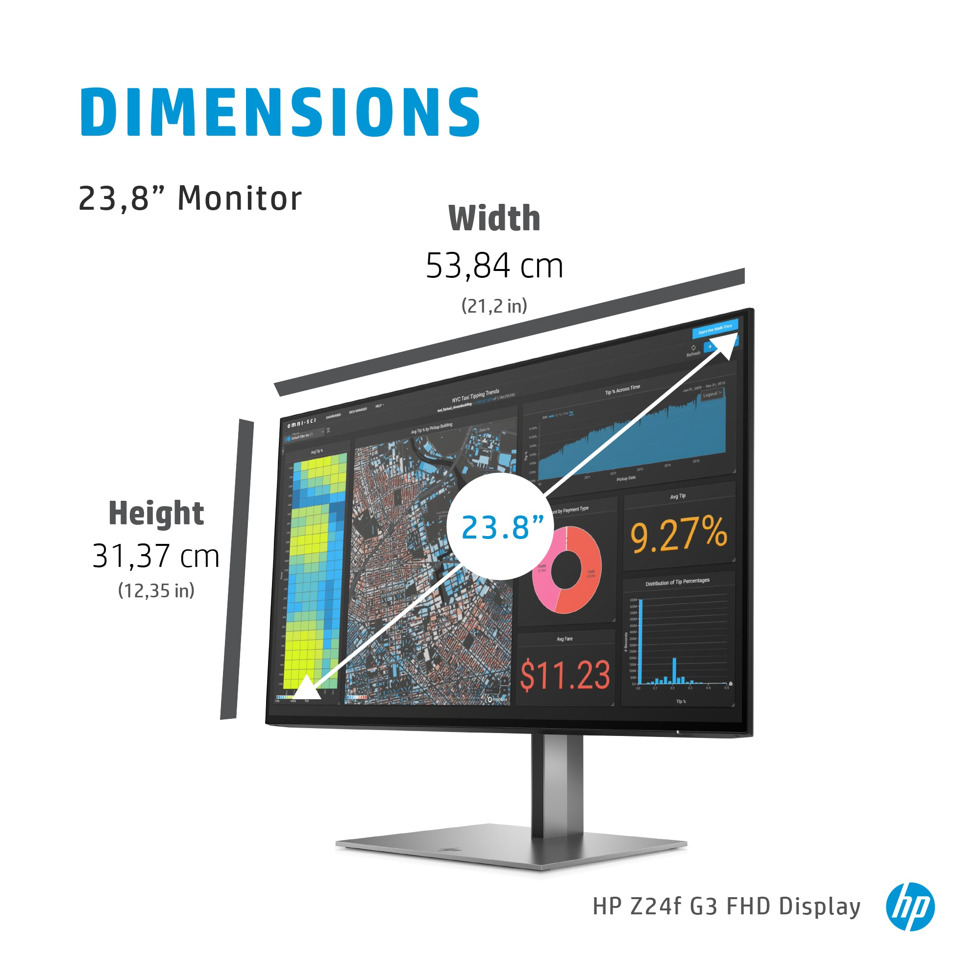HP Z24f G3 液晶モニター 23.8インチ IPS FHD DISP ② Amazon.com: HP Z24f G3 24
