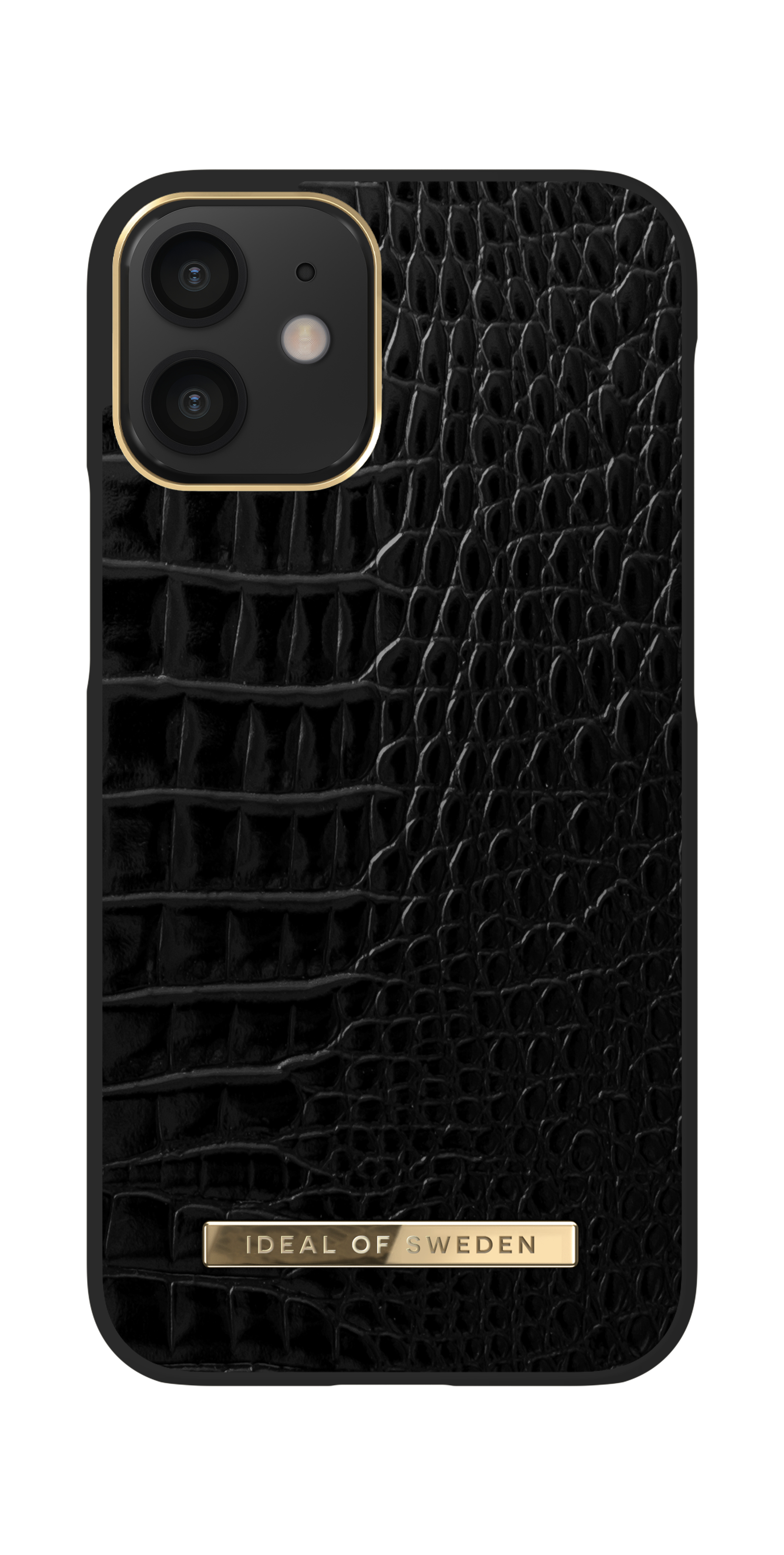 iDeal of Sweden Atelier Case iPhone 12 MINI Neo Noir Croco – image 3