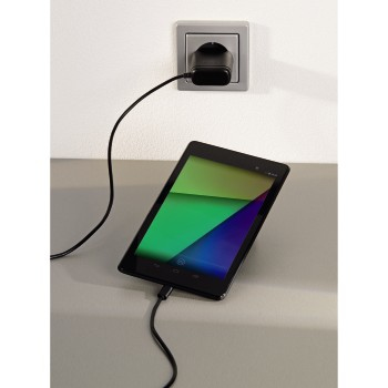 Hama 00134017 mobile device charger Smartphone, Tablet Black AC, USB Indoor – image 3