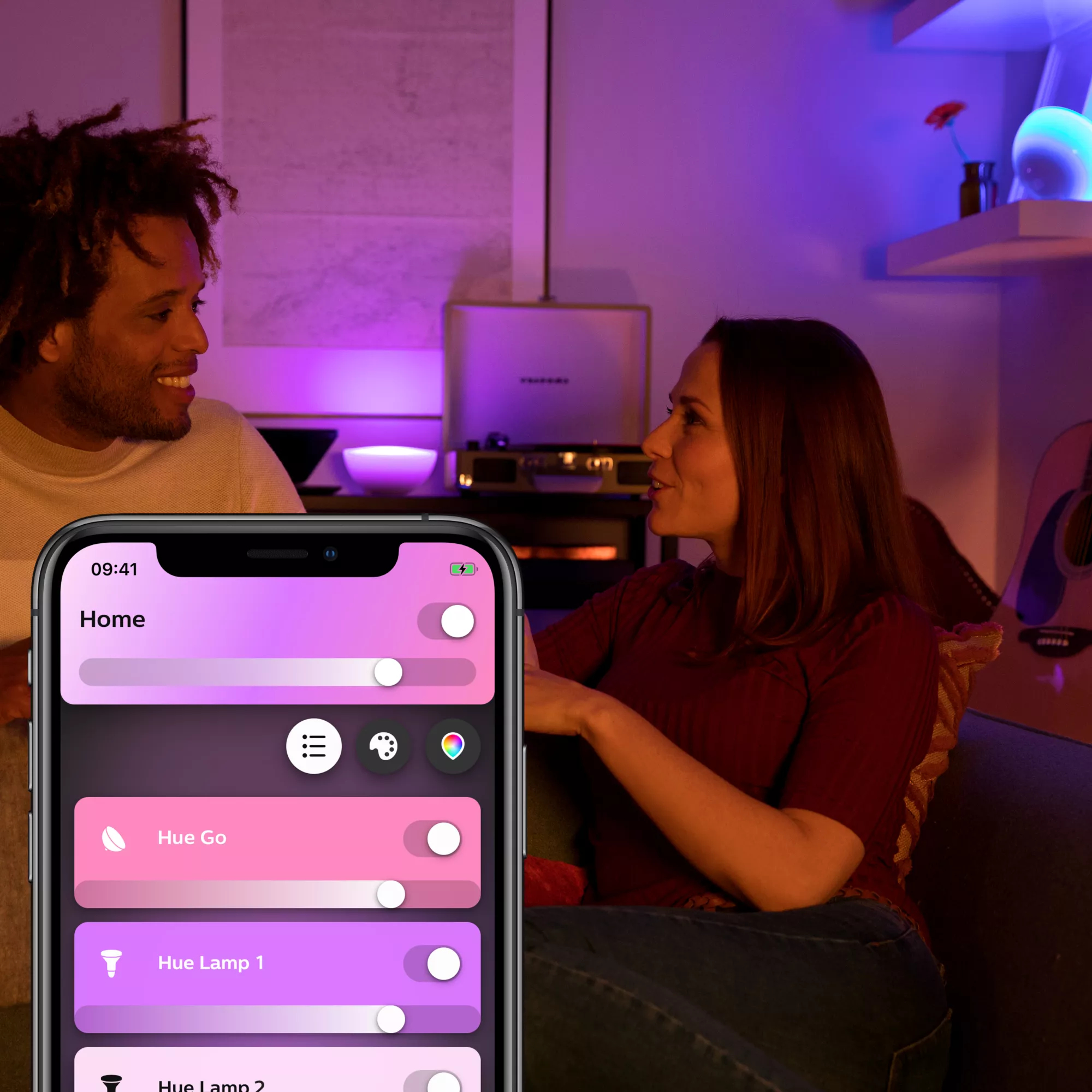 Philips by Signify Philips Hue White and colour ambience 7602031I6 Smart table lamp Bluetooth/Zigbee – image 4