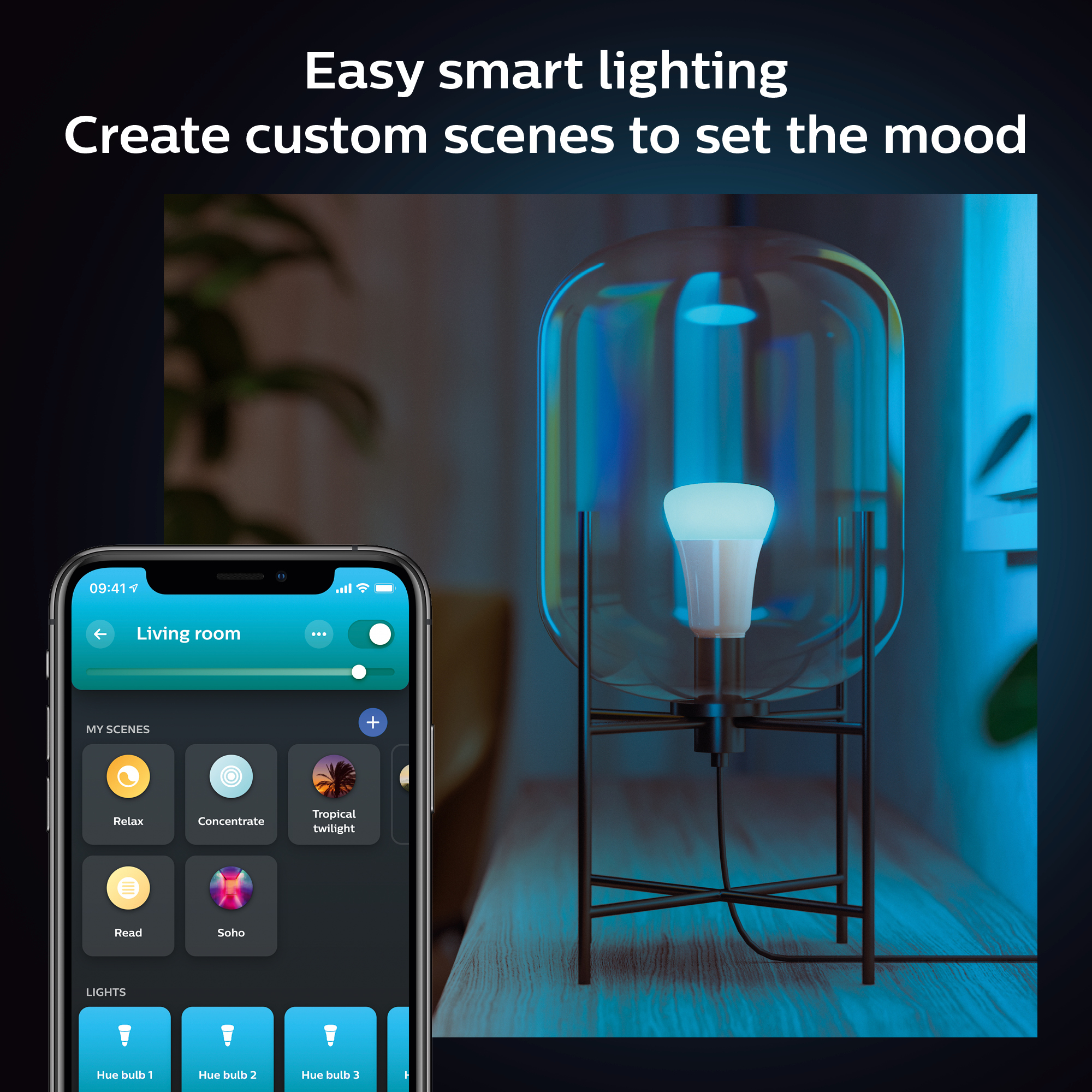 Philips by Signify Philips Hue White and colour ambience A60 – B22 smart bulb – 800 – image 4