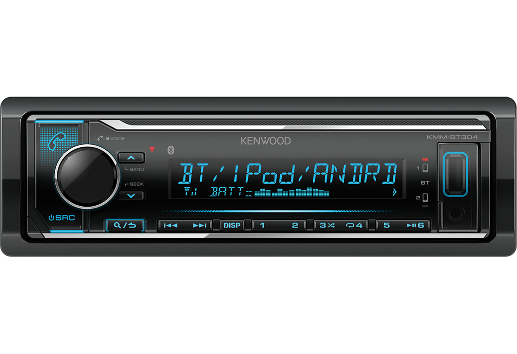 Kenwood Autoradio KMM-BT304 1 DIN
