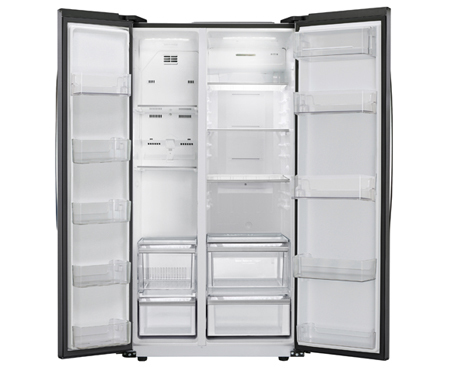 LG GSB325WBQV side-by-side refrigerator Freestanding – image 2