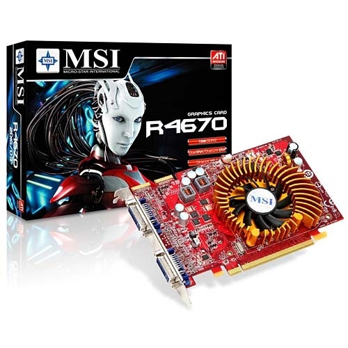 MSI R4670-2D1G/D3 graphics card – image 1