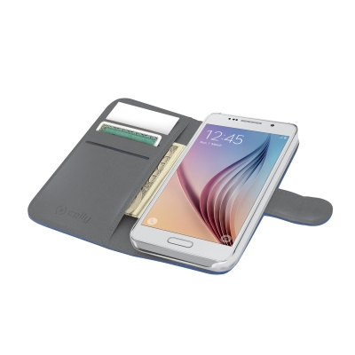 Celly WALLY490BL mobile phone case Wallet case Blue – image 3