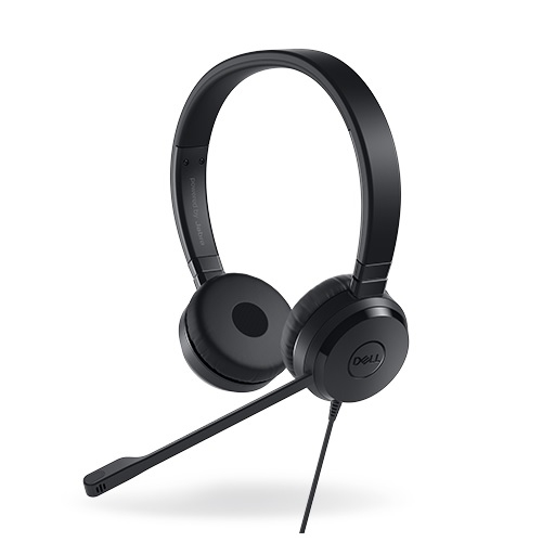 Dell UC350 Headset Wired Head-band Office/Call center USB Type-A Black – image 1