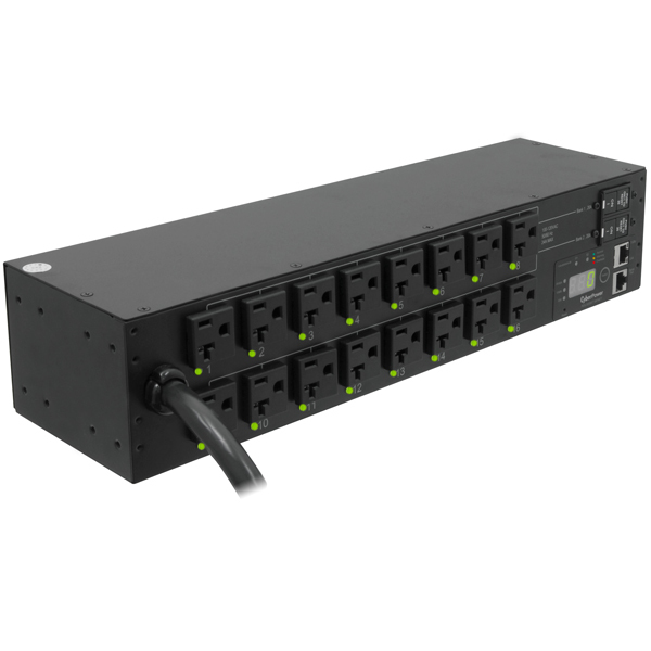 CyberPower PDU30SWT16FNET power distribution unit (PDU) 16 AC outlet(s) 2U Black – image 2