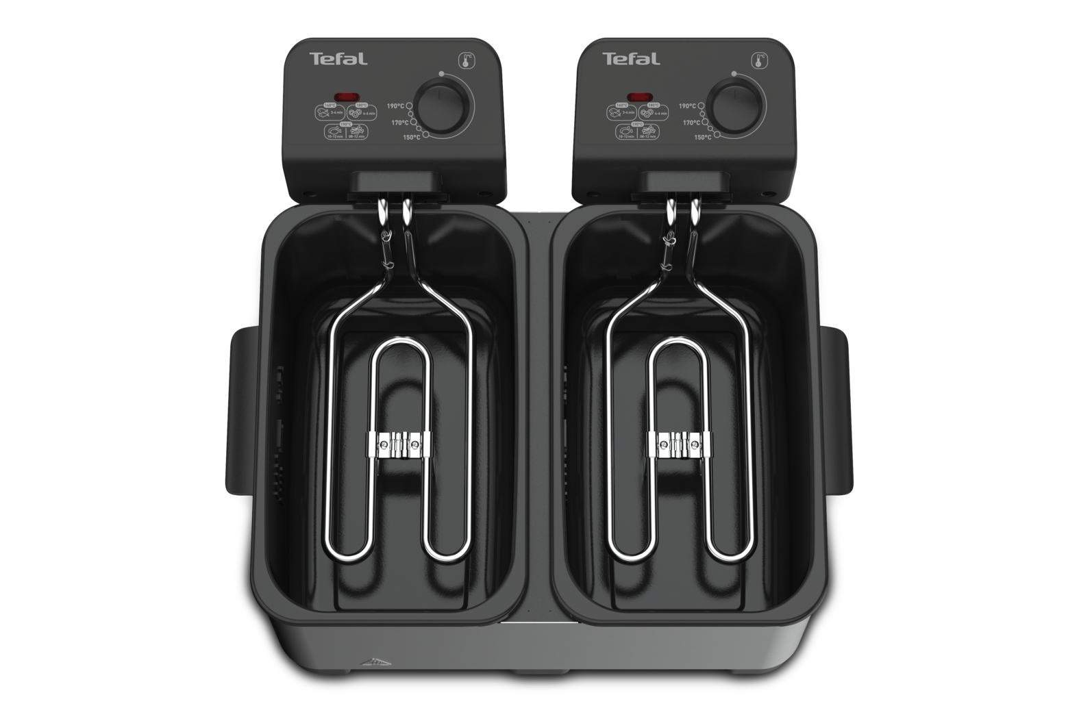Tefal Double Pro FR3610 Stand-alone Deep fryer Black, Stainless steel – image 4