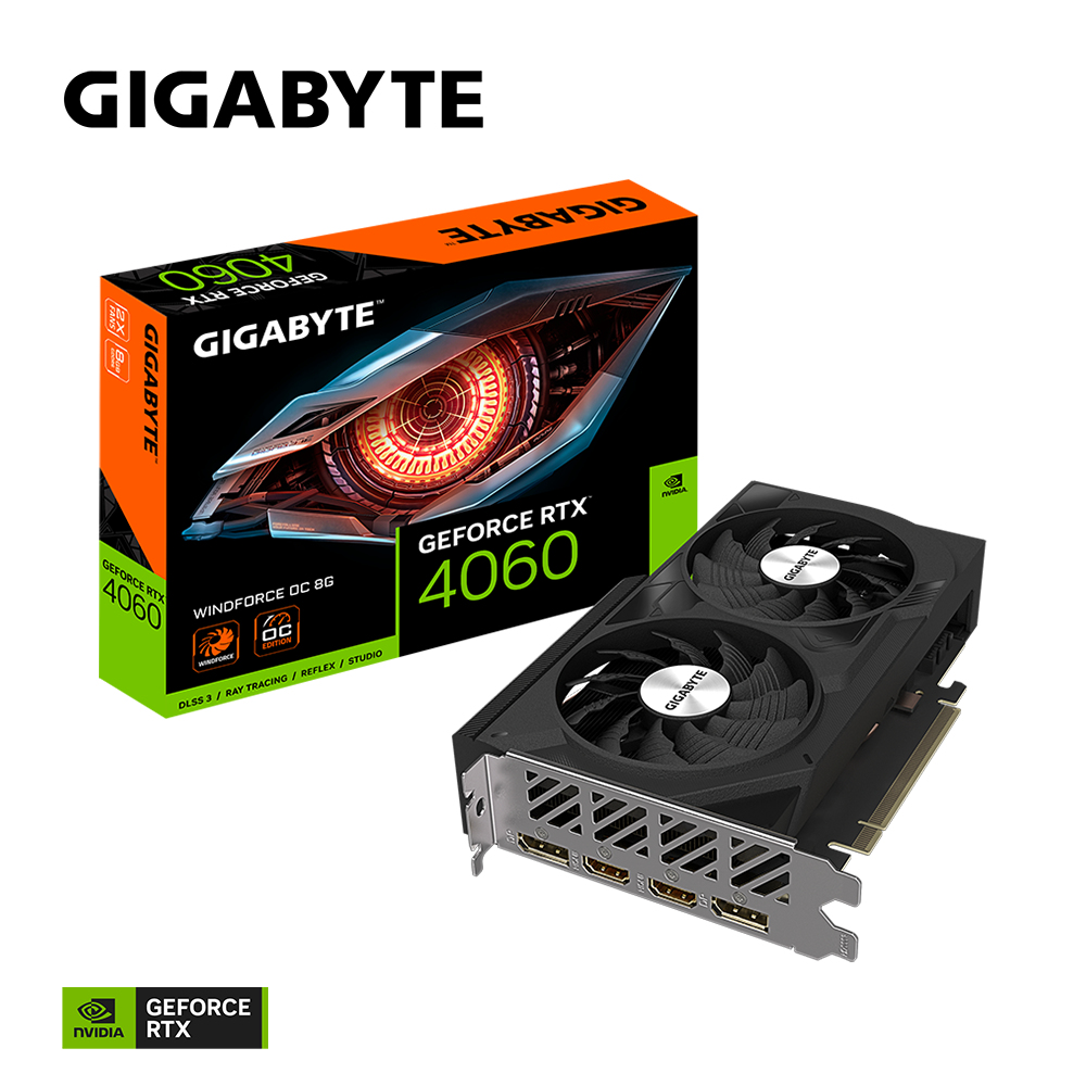 GIGABYTE GeForce RTX 4060 WINDFORCE OC 8G – image 2