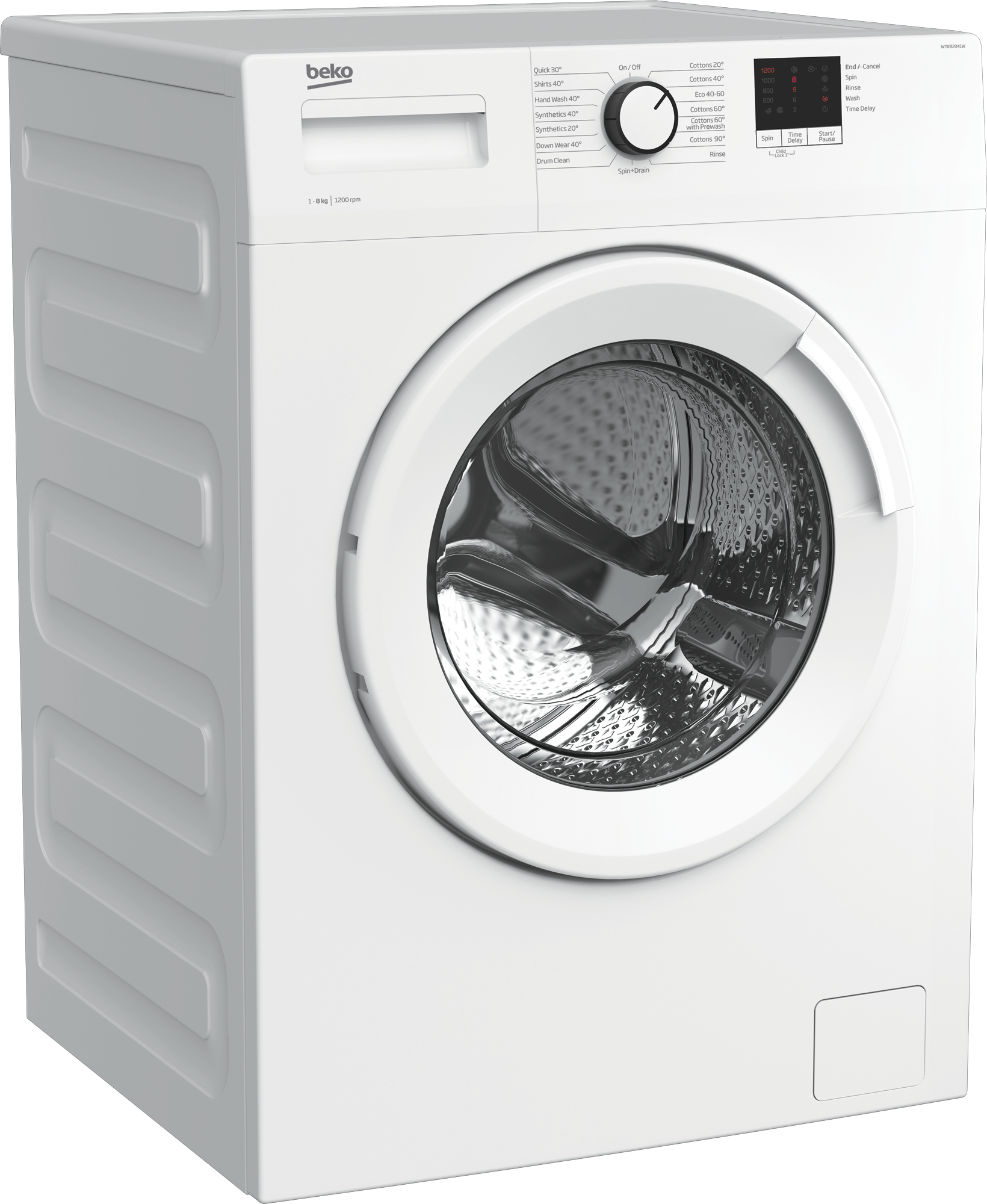 Beko b100 WTK82041W Freestanding – image 2
