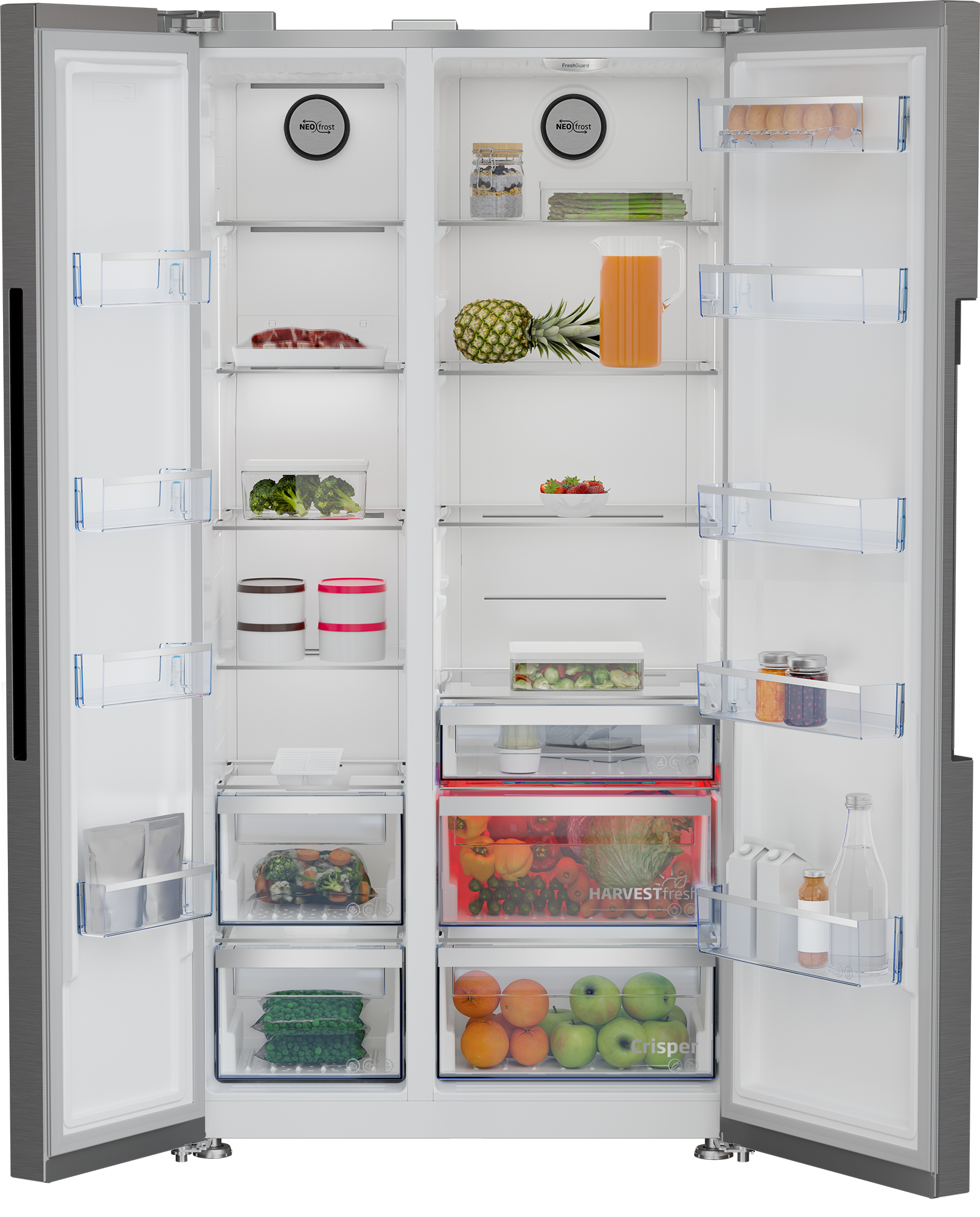 Beko GN1603140ZHXBN side-by-side refrigerator Freestanding – image 4