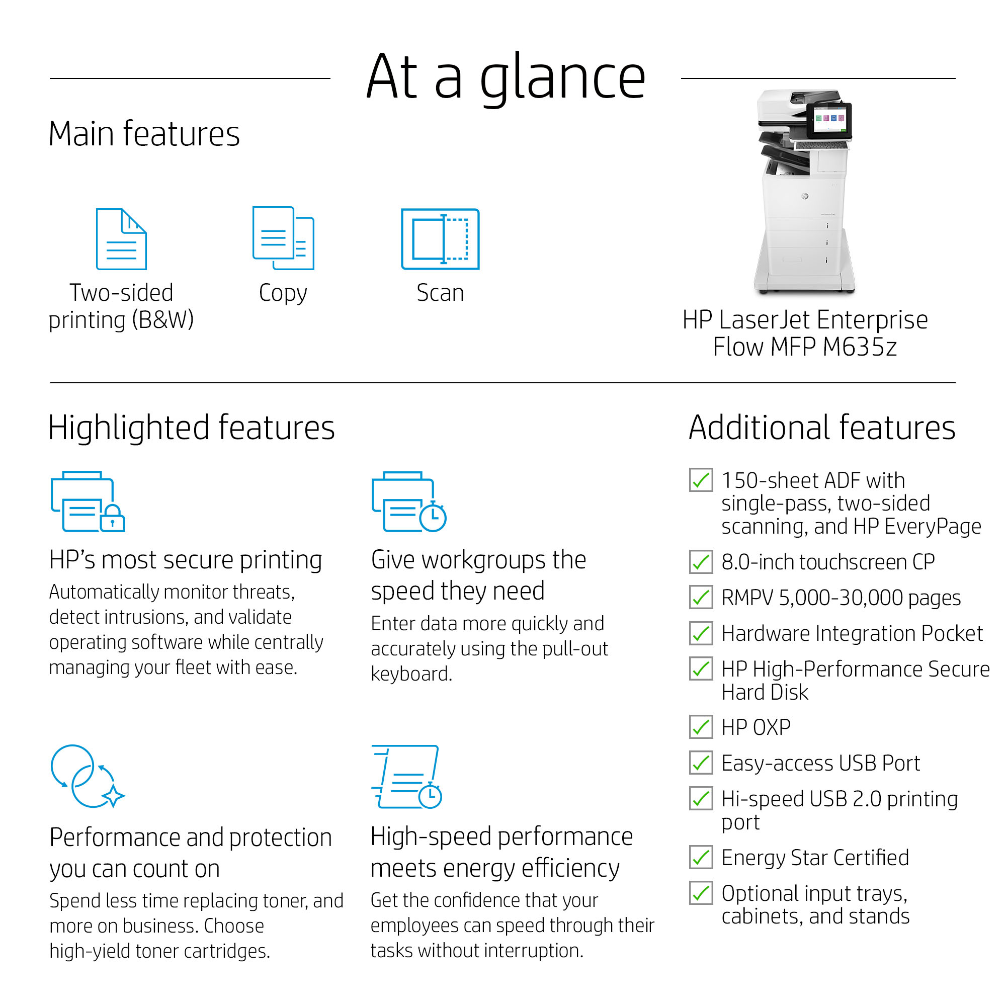 HP LaserJet Enterprise Flow MFP M635z – image 4