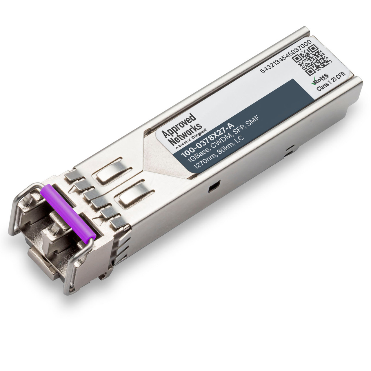 Legrand 100-0378X27-A network transceiver module Fiber optic 1250 Mbit/s SFP 1270 nm