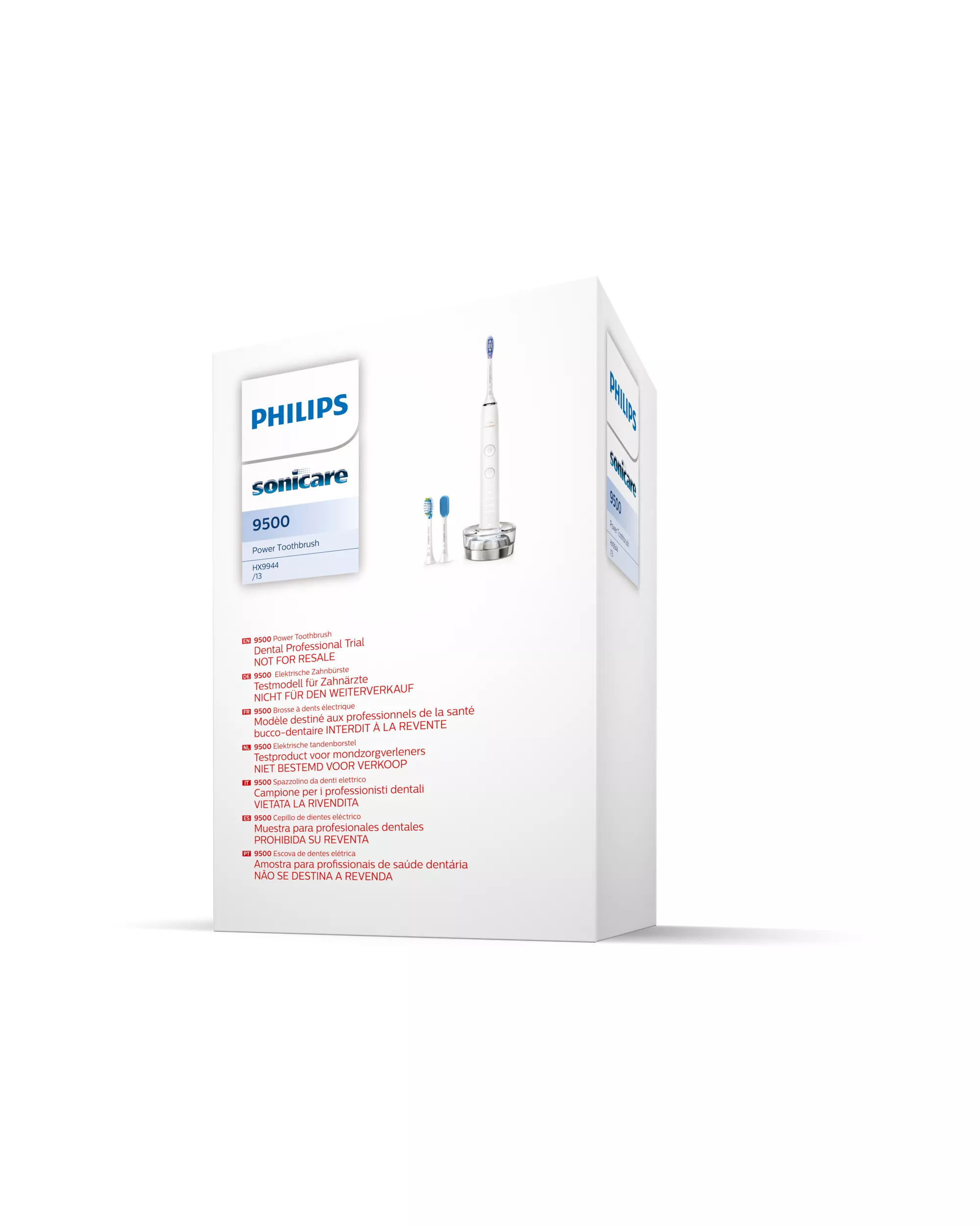 Philips Sonicare HX9944/13 electric toothbrush Adult Rotating toothbrush White