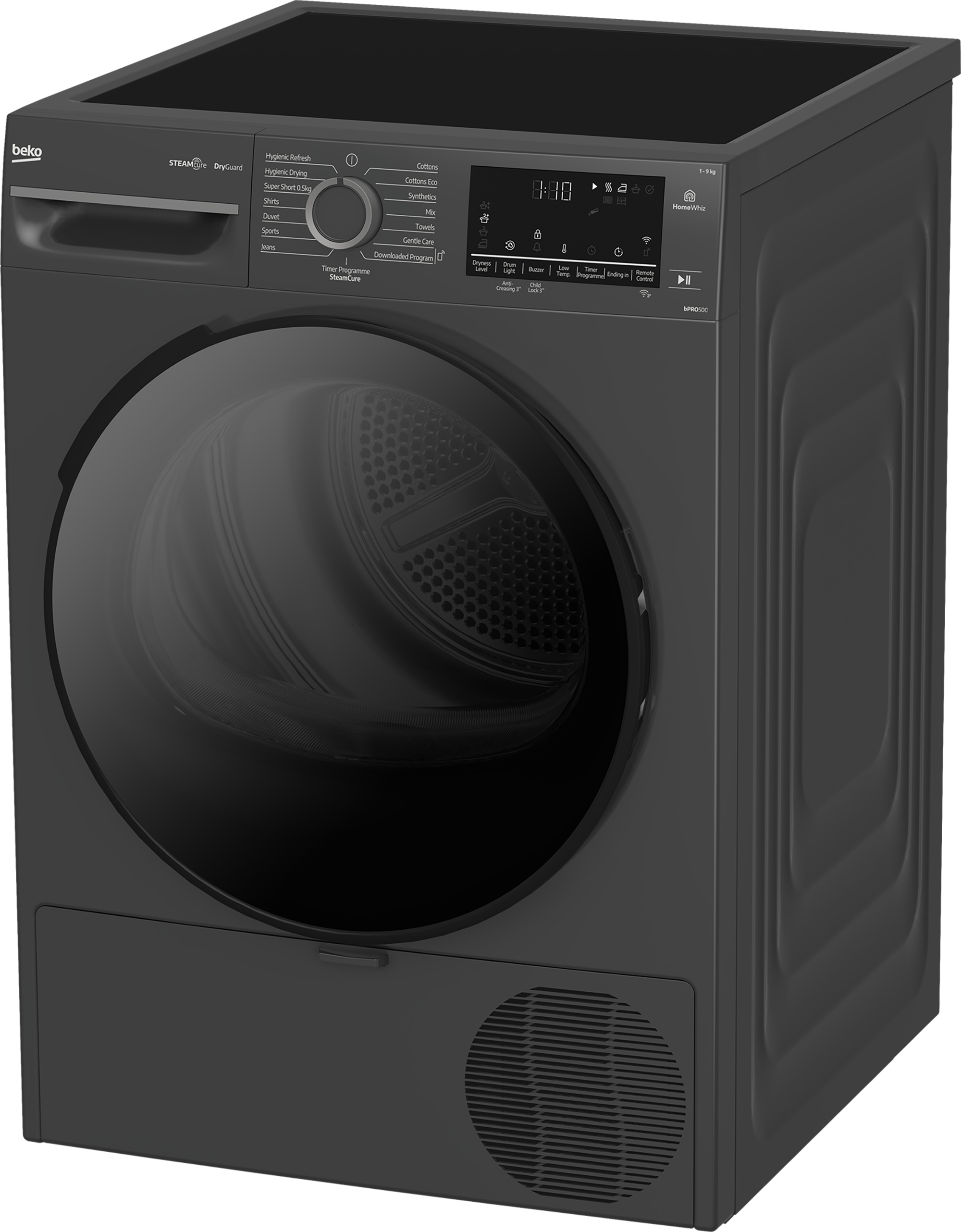 Beko BM3T3933NA 9kg Heat Pump Tumble Dryer with SteamCure Technology – image 4