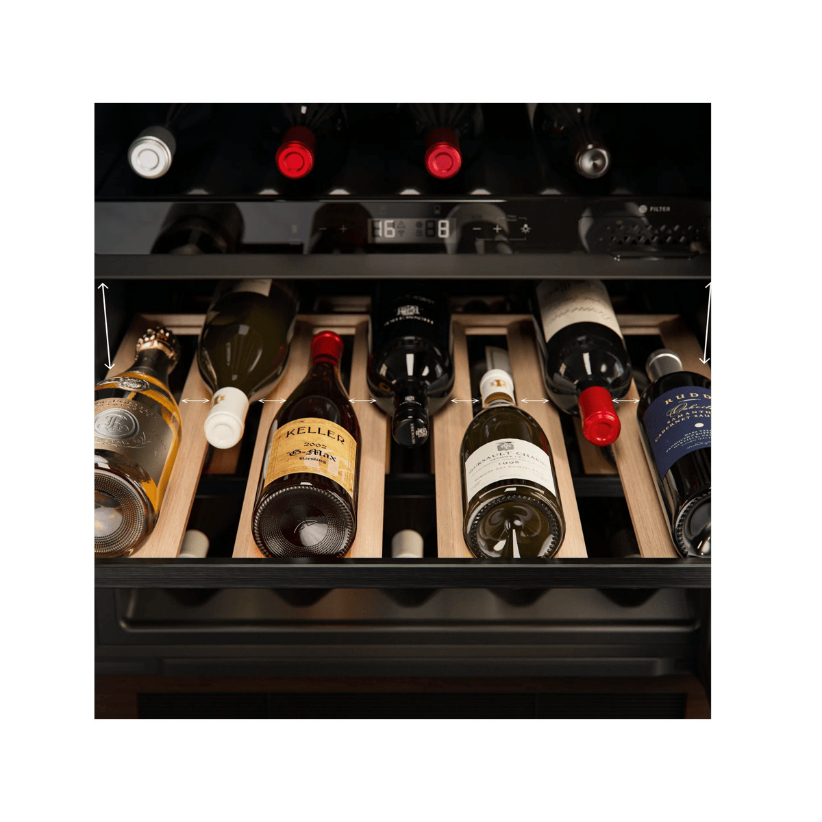 AEG NSW8D826GT Compressor wine cooler Built-in Beige 40 bottle(s) – image 7