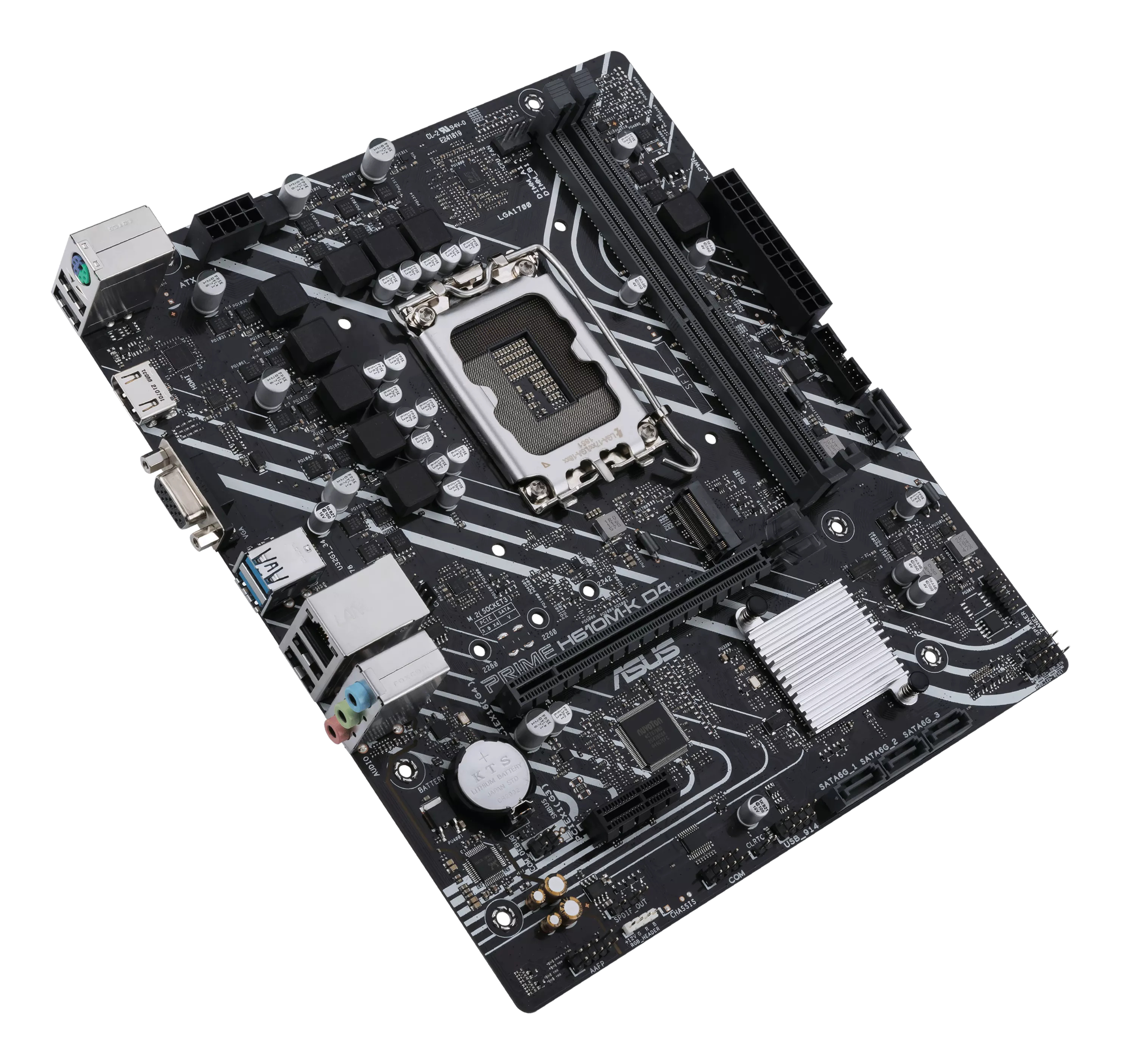 Tarjeta Madre ASUS PRIME H610M-K D4 - Socket 1700 - 2xDDR4 - 2133/2800/3200MHz - HDMI - VGA - USB 2.0/3.2 - Micro ATX - PRIME H610M-K D4 Tarjeta Madre ASUS PRIME H610M-K D4 - Socket 1700 - 2xDDR4 - 2133/2800/3200MHz - HDMI - VGA - USB 2.0/3.2 - Micro ATX - PRIME H610M-K D4