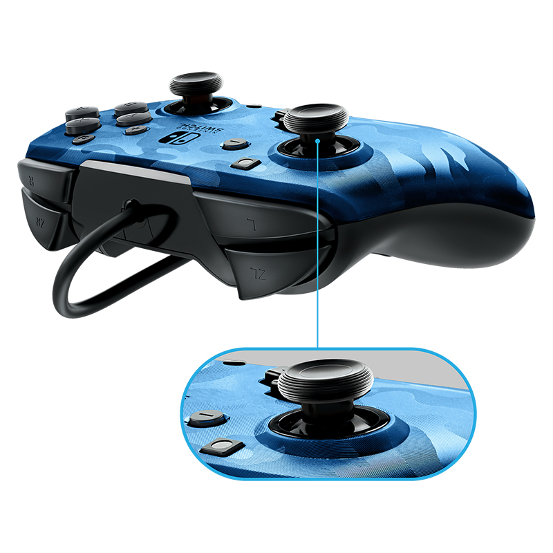 PDP 500-119-NA-D2 Gaming Controller Black, Blue USB Gamepad Analogue Nintendo Switch – image 3