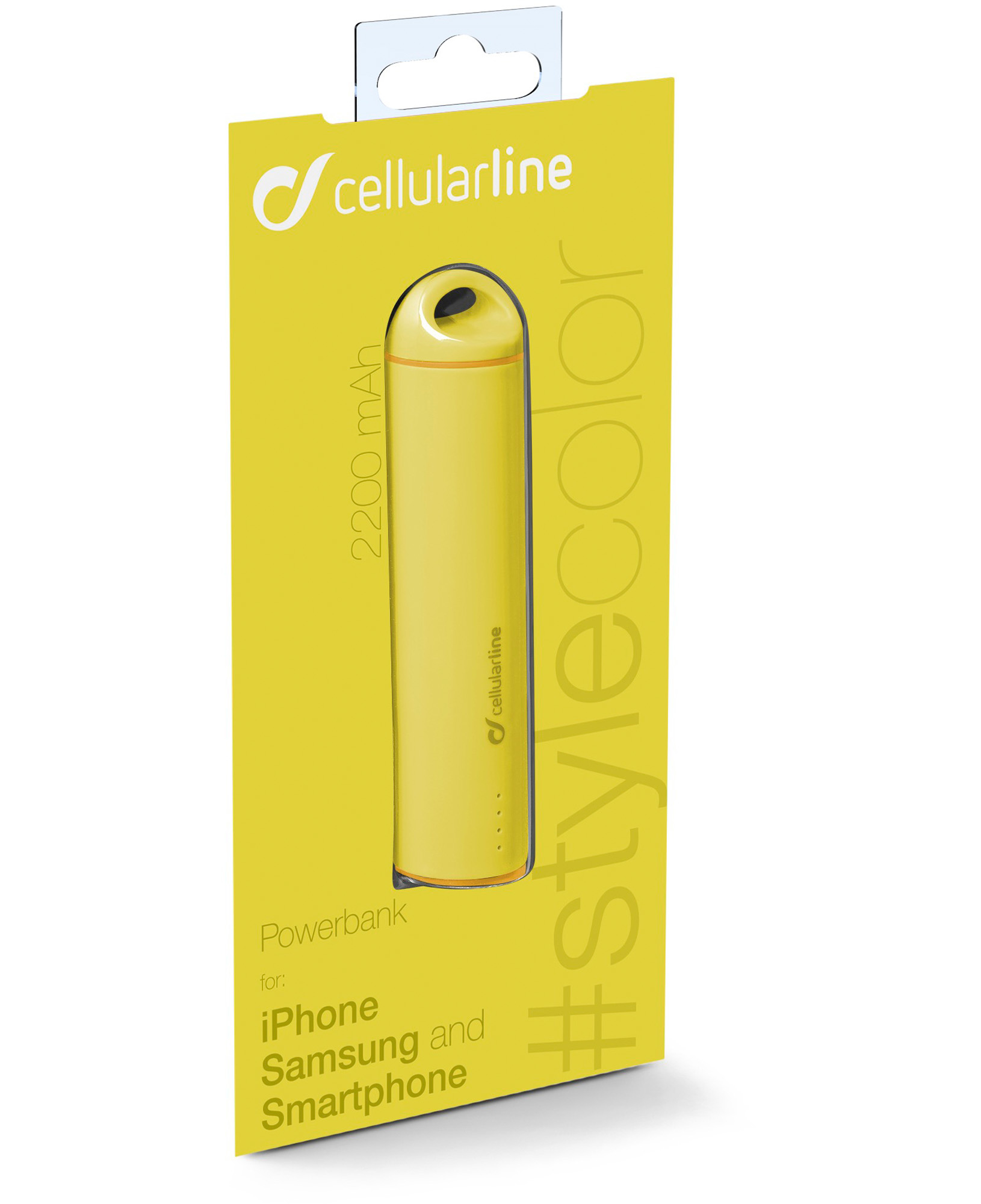 Cellularline Powerbank #Stylecolor 2200 - Universal – image 3