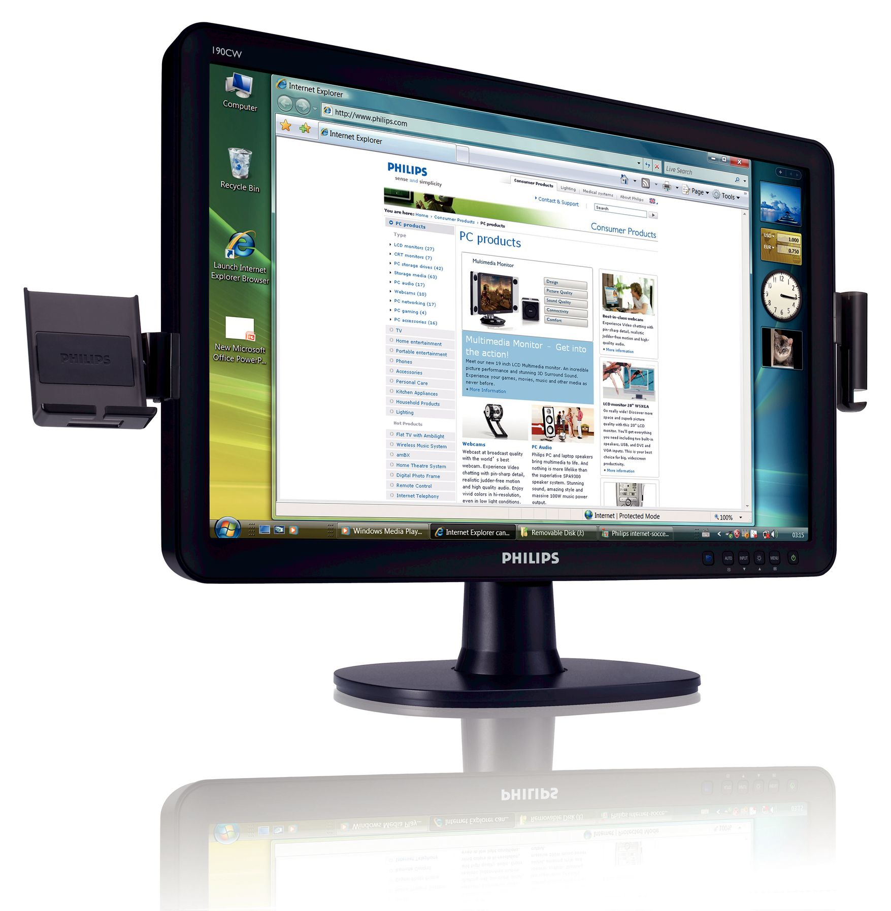 Philips 190CW8FB/00 computer monitor