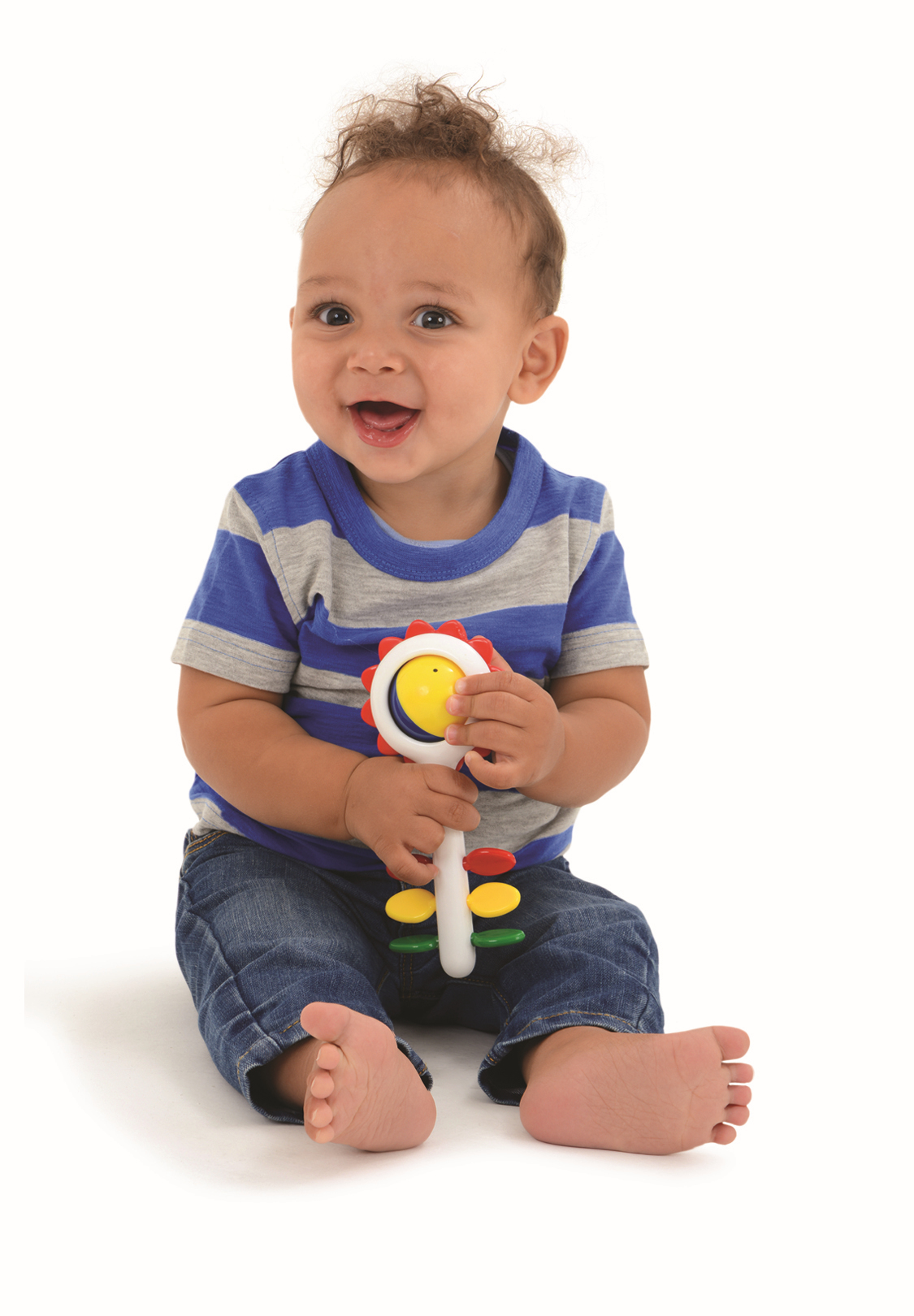 صورة Ambi Toys Sunflower Rattle - متعدد الألوان، بلاستيك، 6-9 أشهر