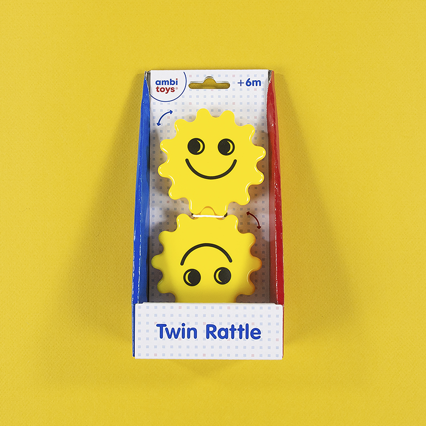 صورة Ambi Toys Twin Rattle Multicolour