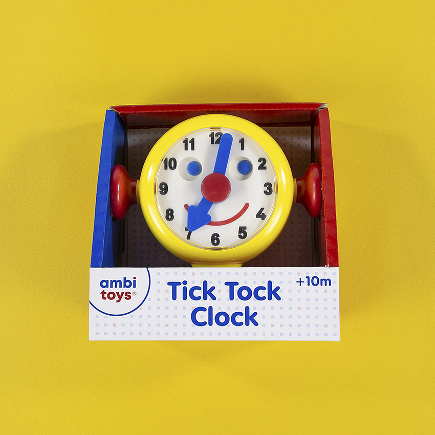 صورة لعبة امبي تويز Tick Tock Clock، بلاستيك، متعدد الألوان