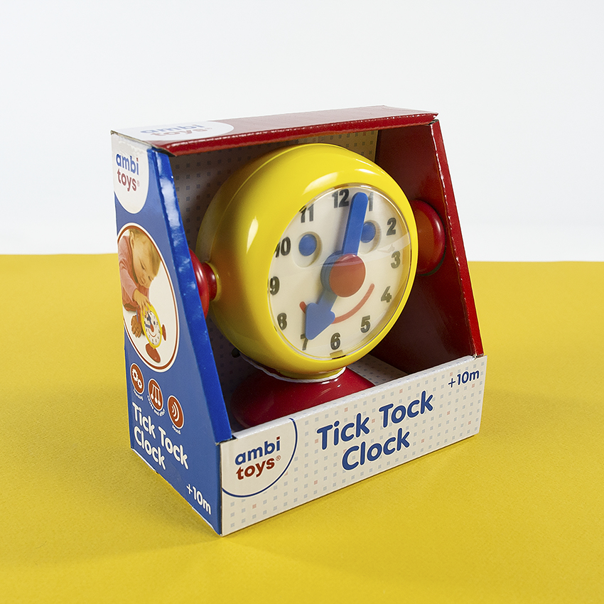 صورة لعبة امبي تويز Tick Tock Clock، بلاستيك، متعدد الألوان