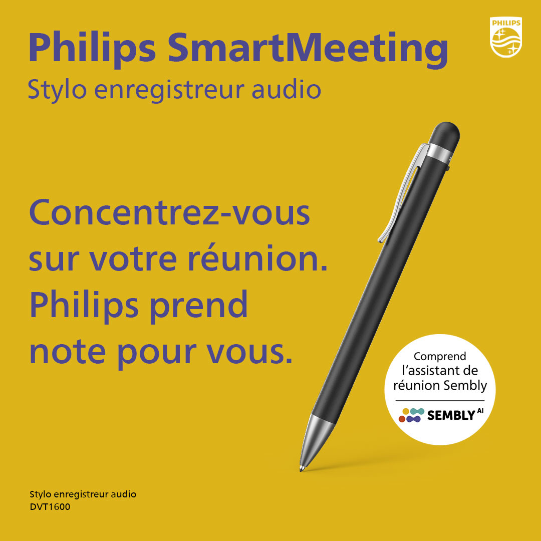 Philips 112406564 dictaphone Internal memory Aluminium, Black, Silver – image 1