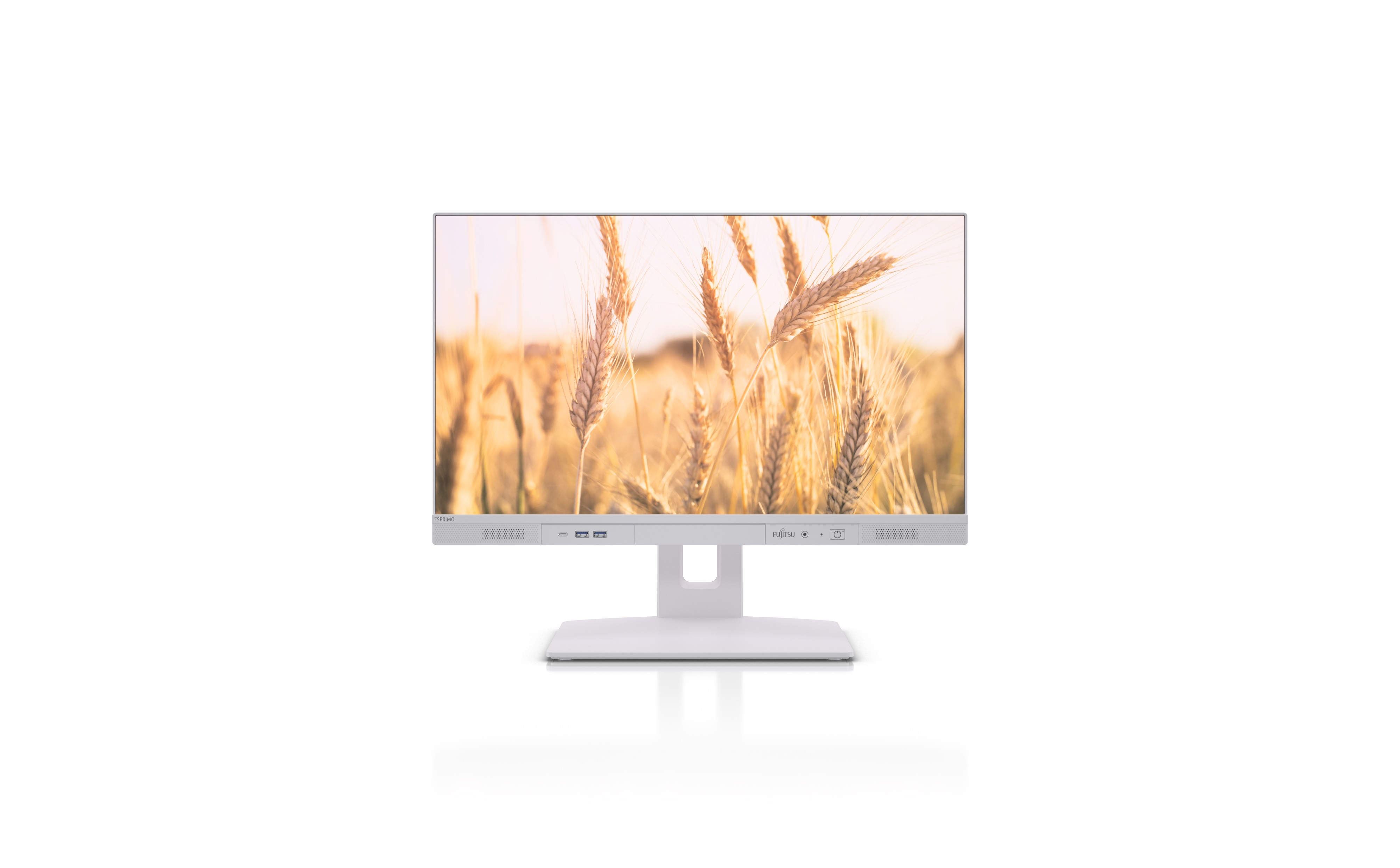 Fujitsu ESPRIMO K5010/24 Intel® Core™ i5 i5-10400 60.5 cm (23.8″) 1920 x 1080 pixels All-in-One PC 16 GB DDR4-SDRAM 256 GB SSD Windows 10 Pro Wi-Fi 6 (802.11ax) White image 1