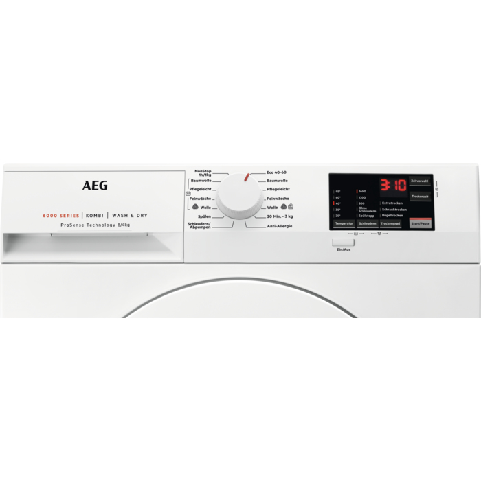 AEG L6WB48WT washer dryer Freestanding Front-load White – image 2