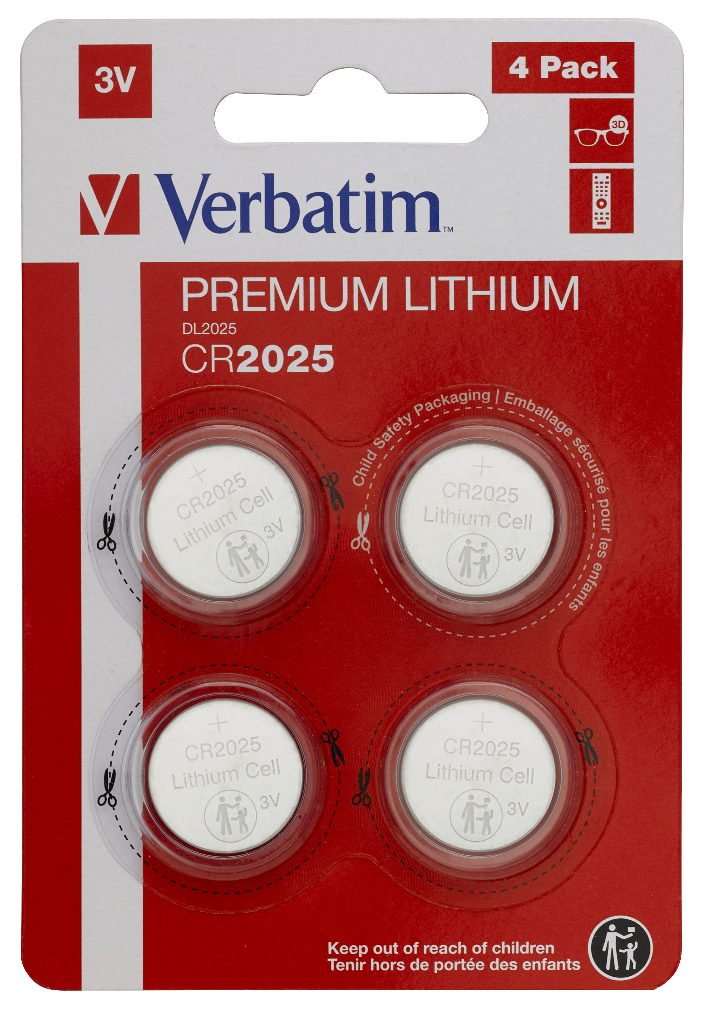 Verbatim CR2025 Engångsbatteri Litium